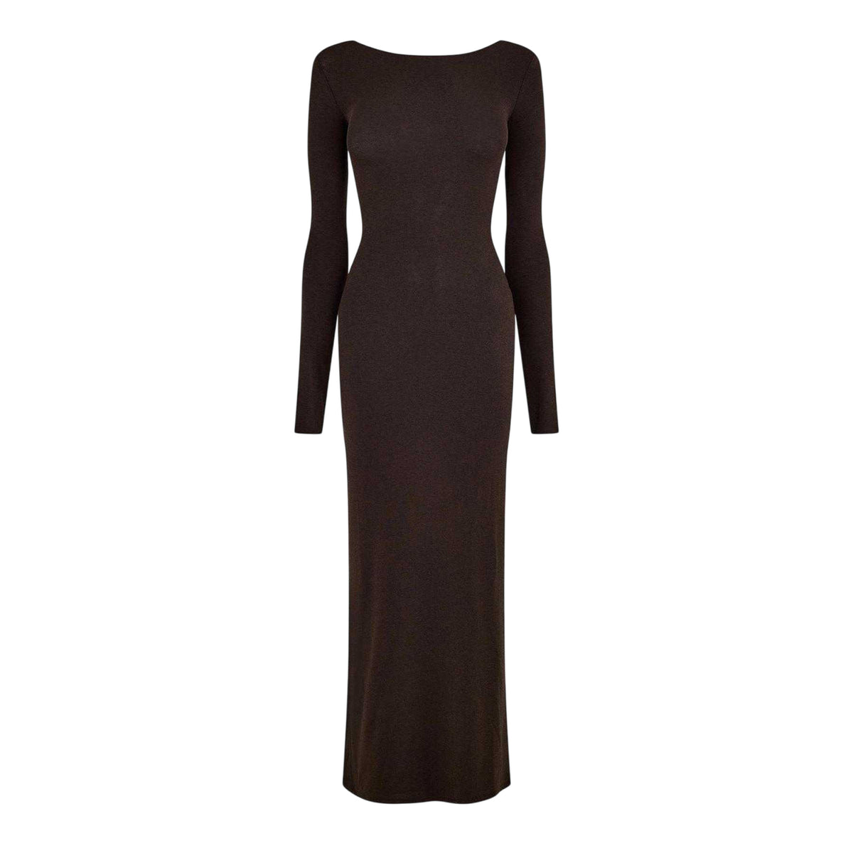 Chocolate - Front - WRSTBHVR Womens Maxi Dress