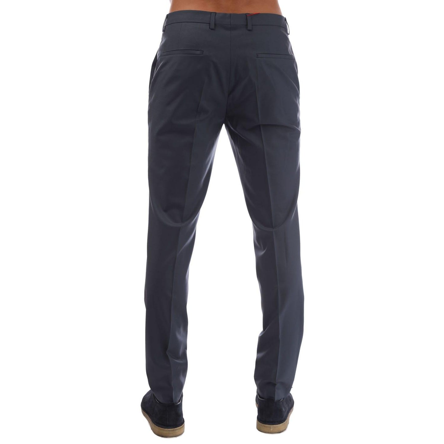 Blue - Back - Hugo Mens Hesten194 Trousers