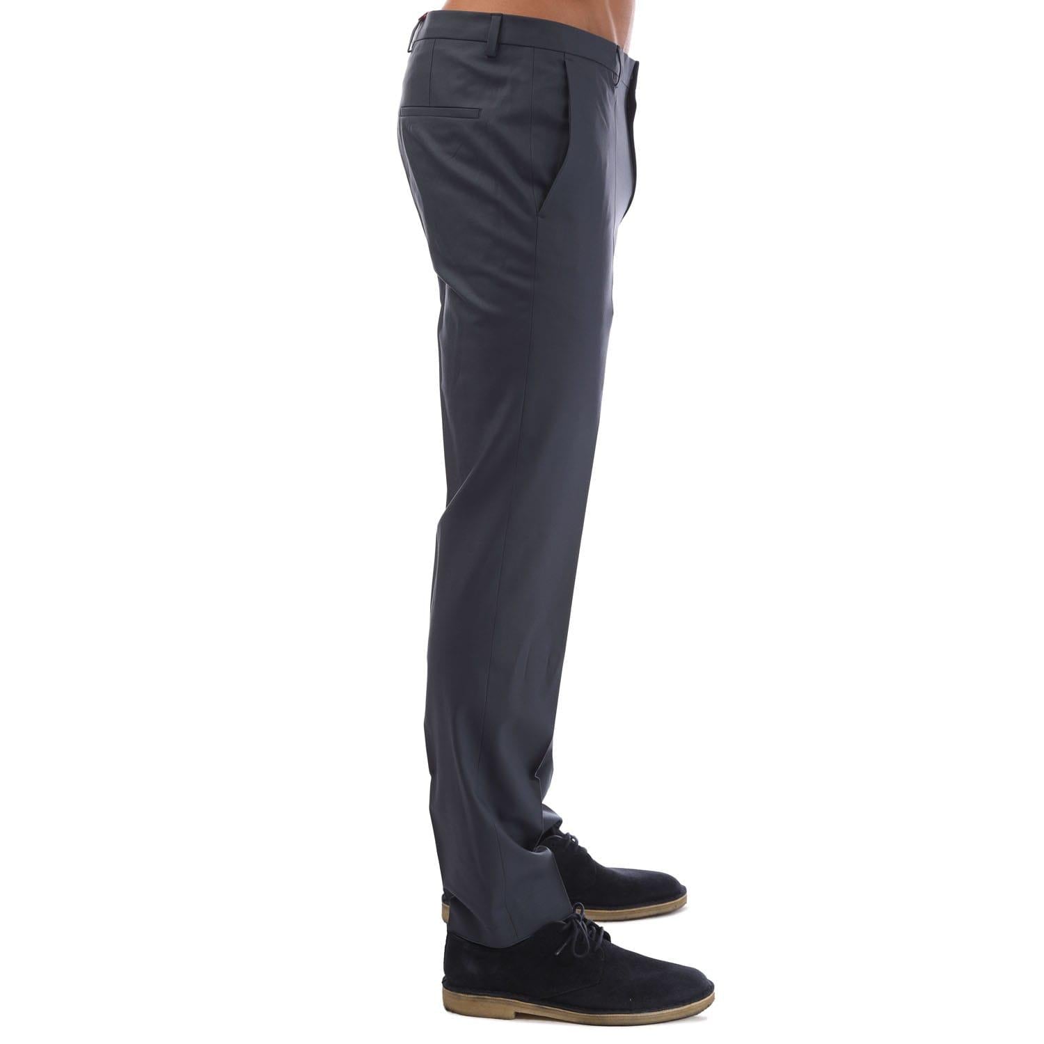 Blue - Lifestyle - Hugo Mens Hesten194 Trousers