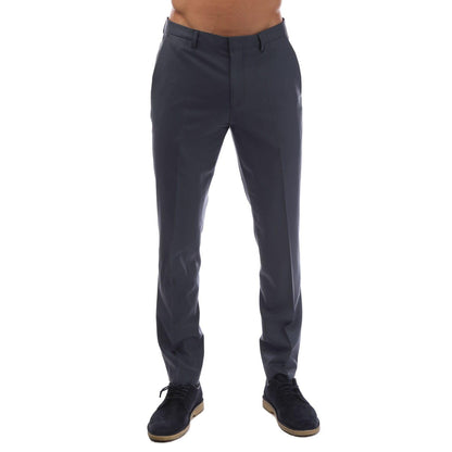 Blue - Front - Hugo Mens Hesten194 Trousers