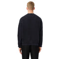 Black - Back - Lacoste Unisex Adult Fleece Washed Loose Sweatshirt