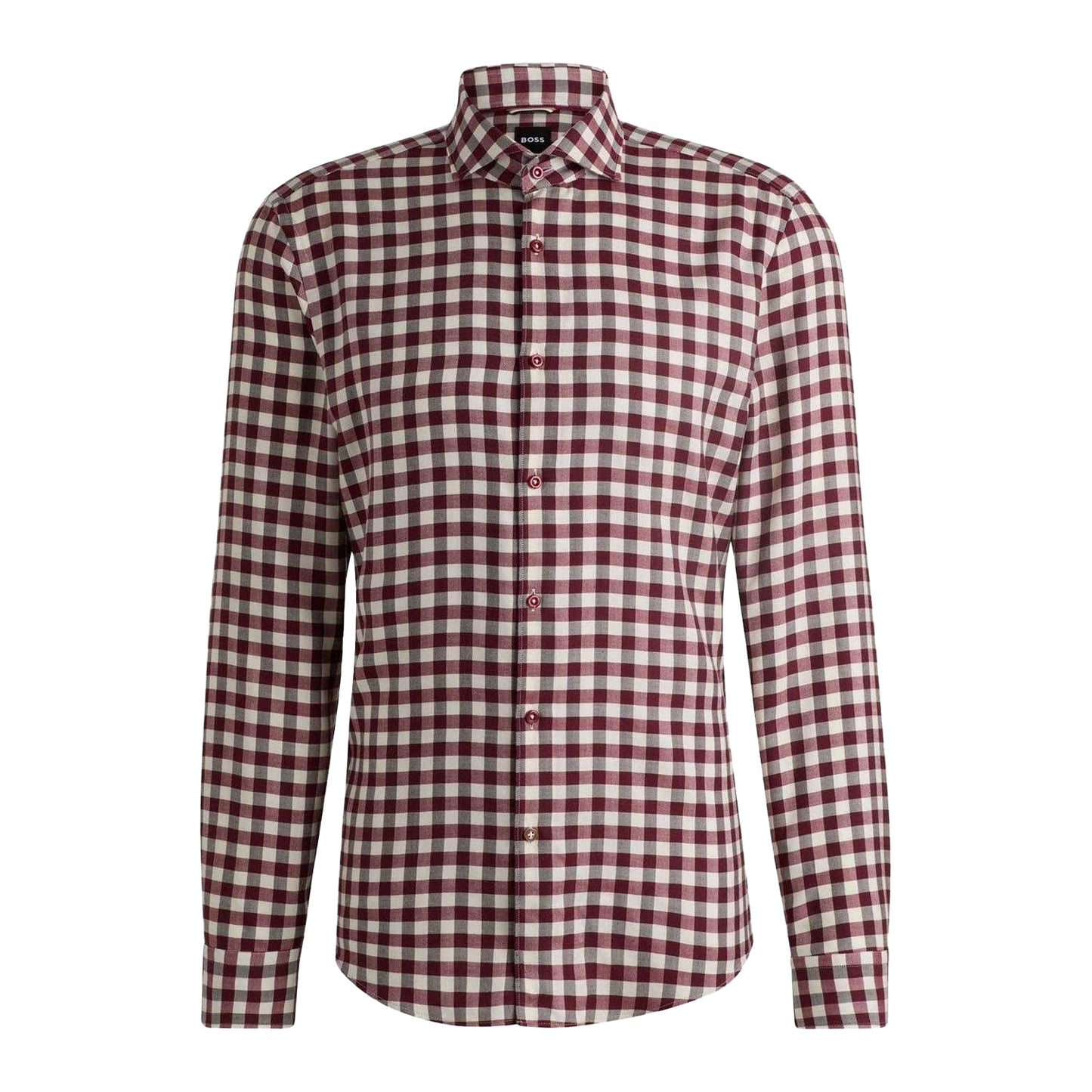 Red - Front - Boss Mens C-Hal Casual Shirt