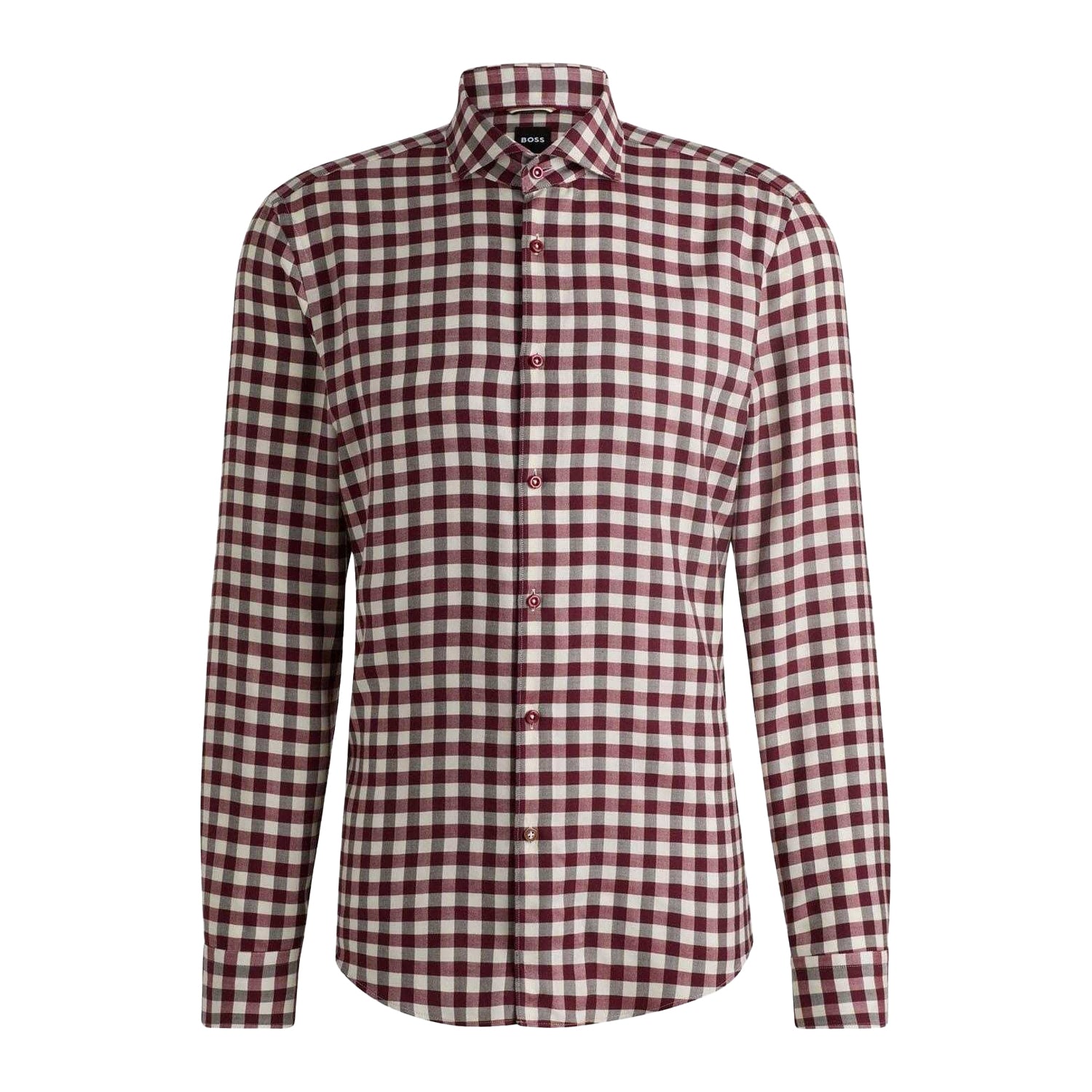 Red - Front - Boss Mens C-Hal Casual Shirt
