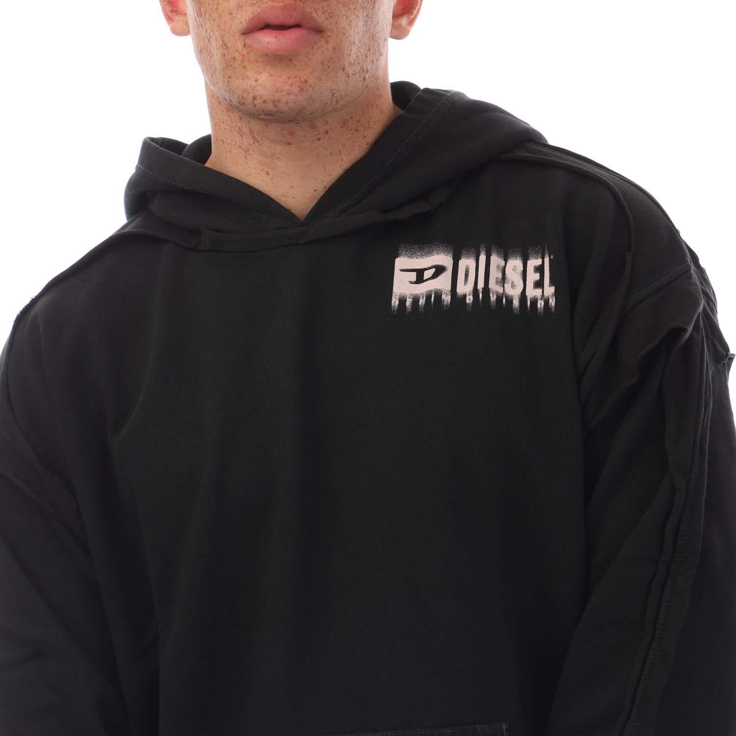 Black - Lifestyle - Diesel Mens S-Boxt Hoodie
