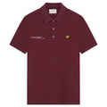 Burgundy - Front - Lyle & Scott Mens Coordinates Polo Shirt