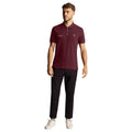 Burgundy - Pack Shot - Lyle & Scott Mens Coordinates Polo Shirt