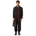 Maroon Red - Close up - Lacoste Mens Pique Jacquard T-Shirt