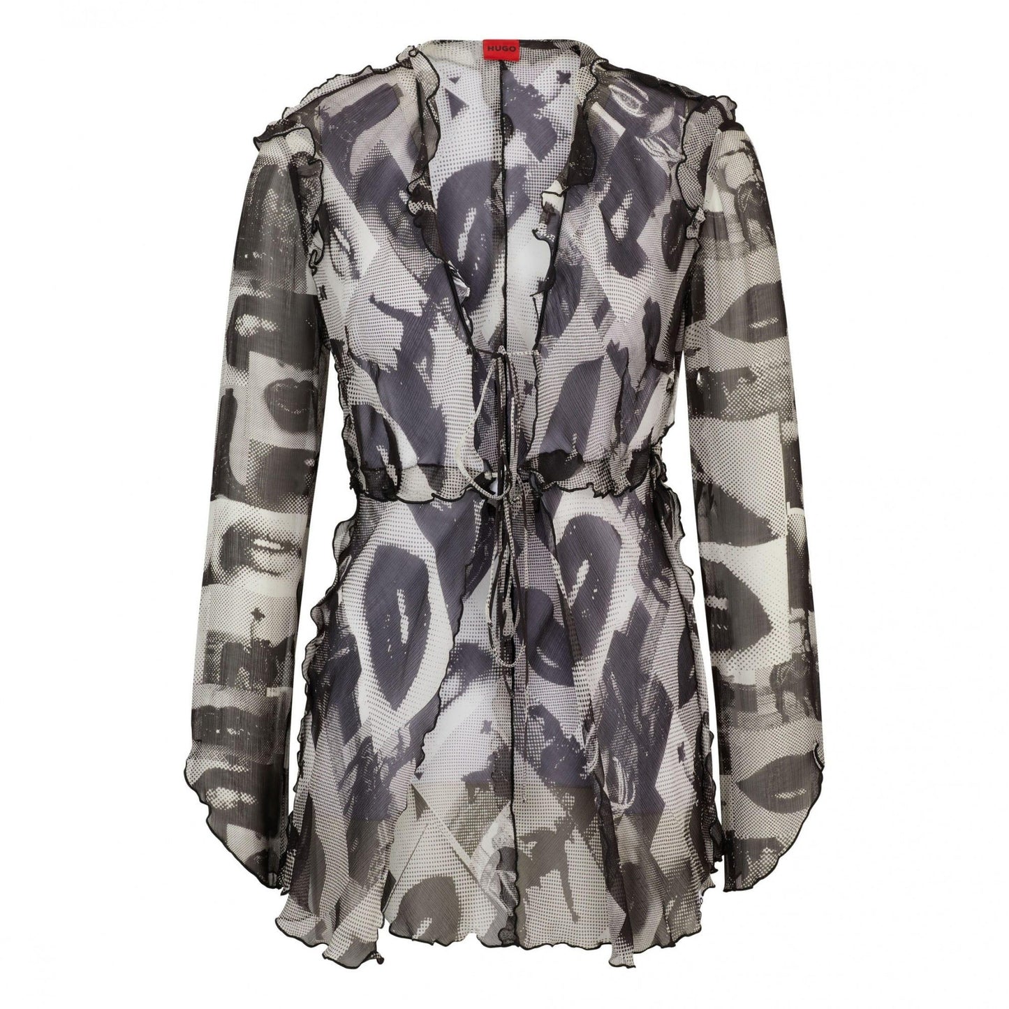 Multicoloured - Front - Hugo Womens-Ladies Etheria Regular Blouse