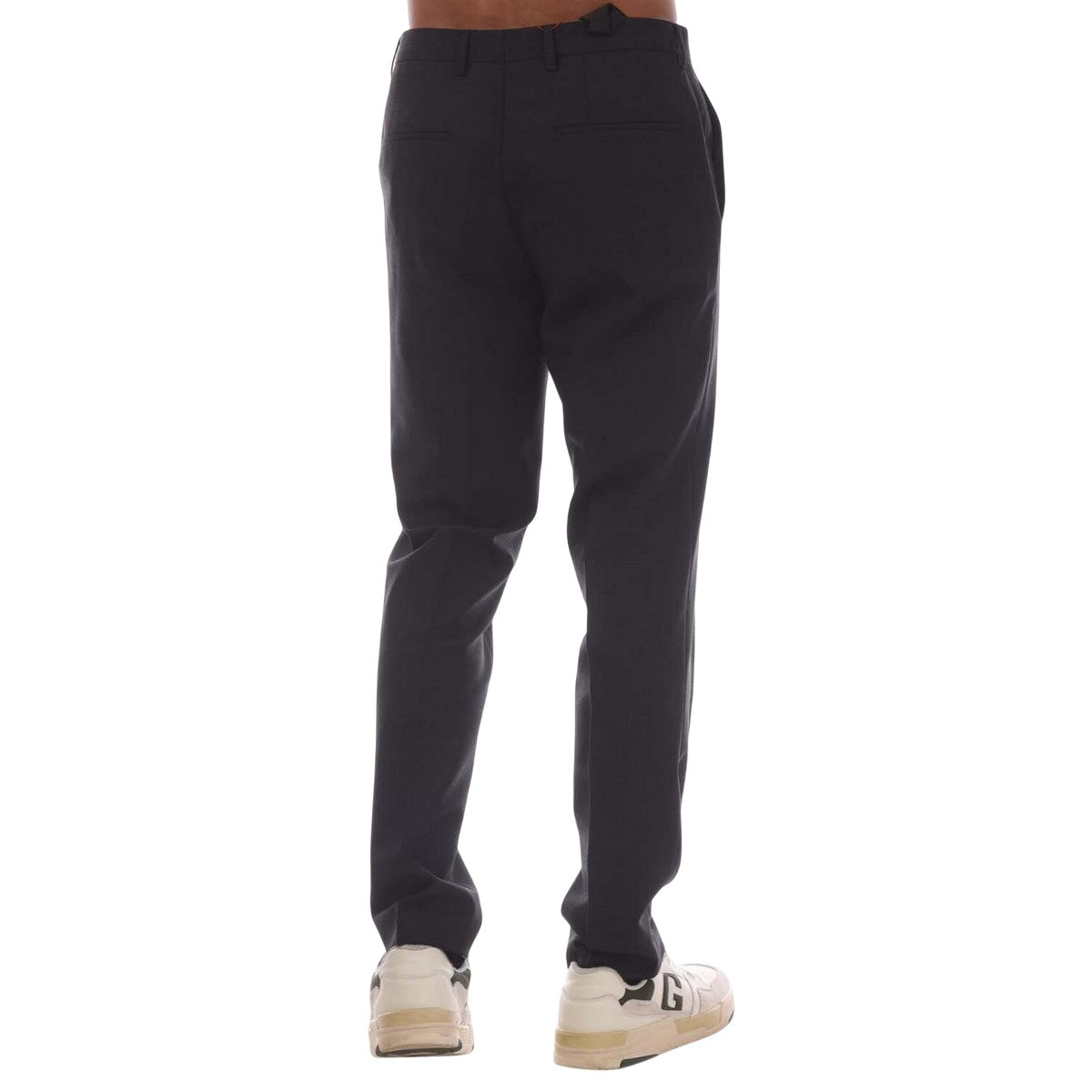 Charcoal - Back - Hugo Mens Getlin204X Trousers