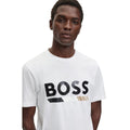 White - Side - Boss Mens Tiburt 42 T-Shirt