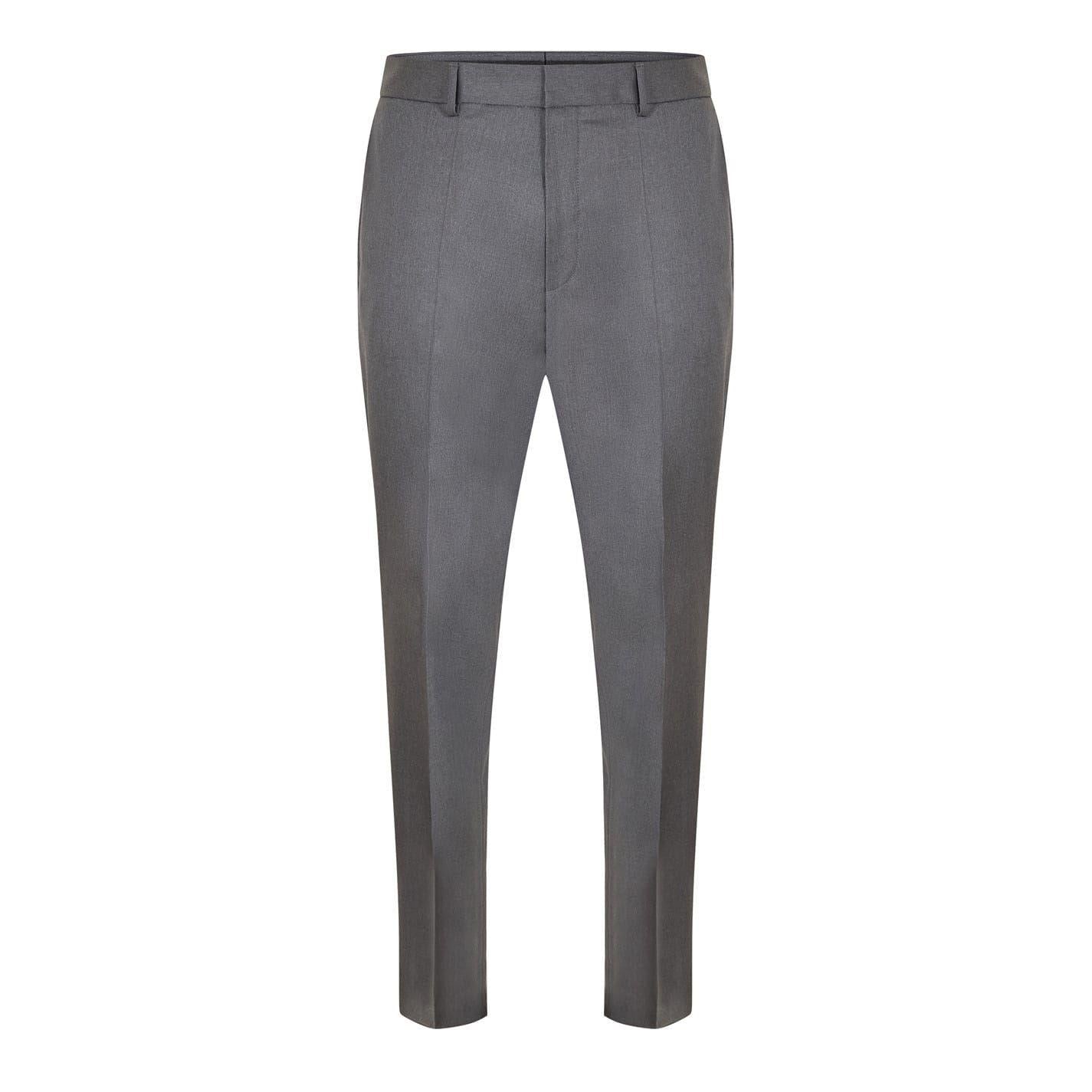 Dark Grey - Front - Boss Mens H-Lenon Regular Trousers