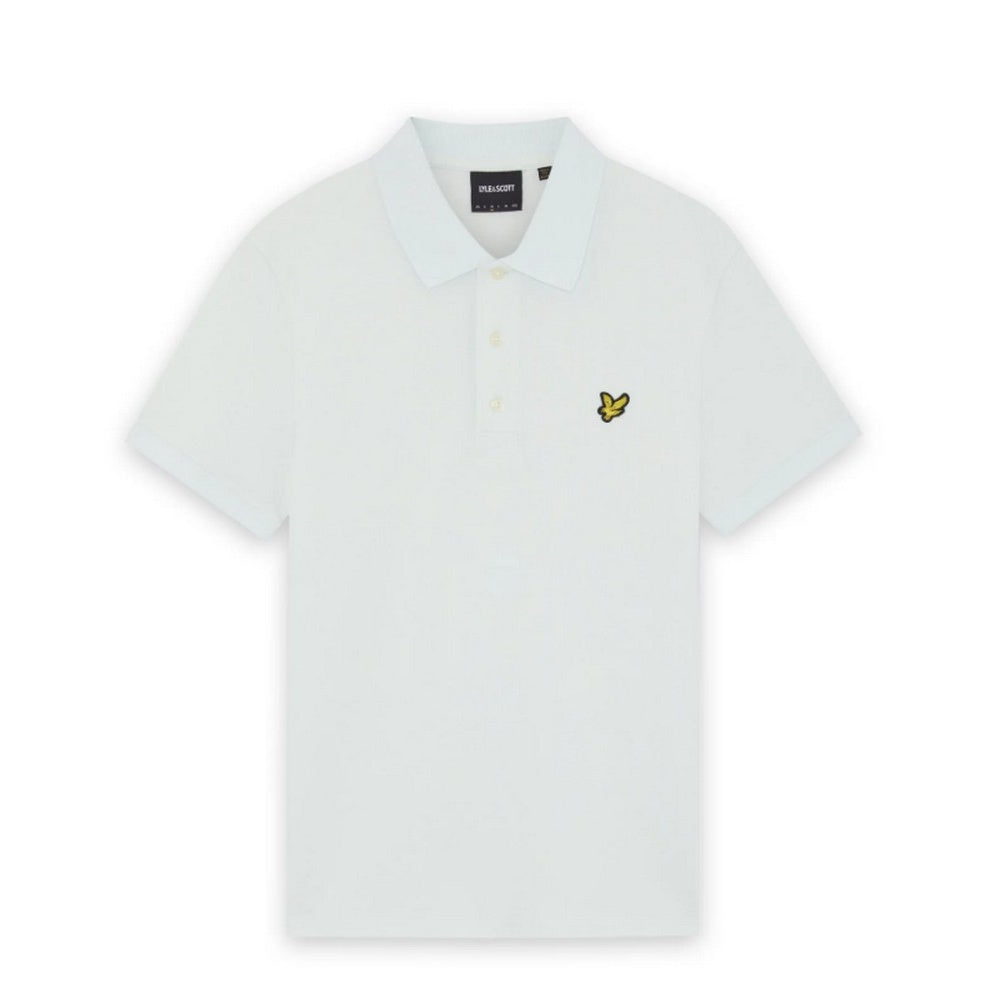Blue - Front - Lyle & Scott Mens Micro Argyle Polo Shirt