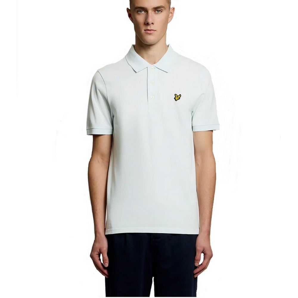 Blue - Lifestyle - Lyle & Scott Mens Micro Argyle Polo Shirt