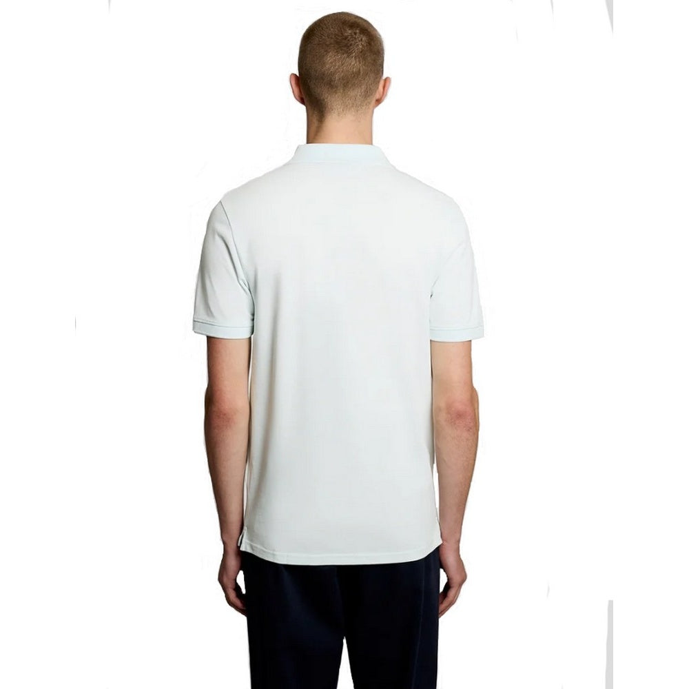 Blue - Pack Shot - Lyle & Scott Mens Micro Argyle Polo Shirt