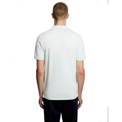 Blue - Pack Shot - Lyle & Scott Mens Micro Argyle Polo Shirt