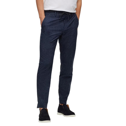 Blue - Lifestyle - Boss Mens Water Repellent Slim Trousers