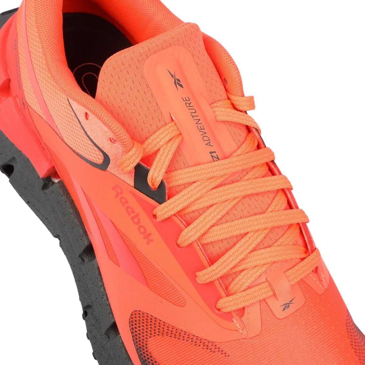Orange-Black - Close up - Reebok Mens FloatZig Adventure 1 Trainers