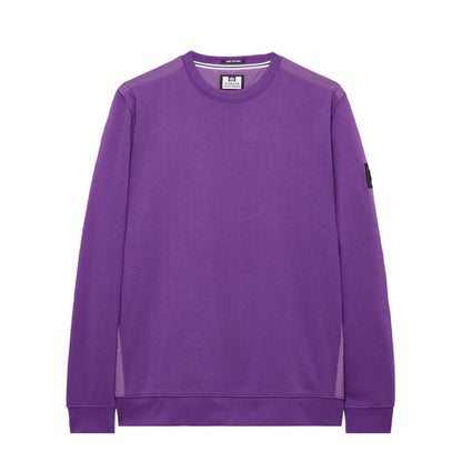 Purple - Front - Weekend Offender Mens F Bomb Crew Neck Sweatshirt