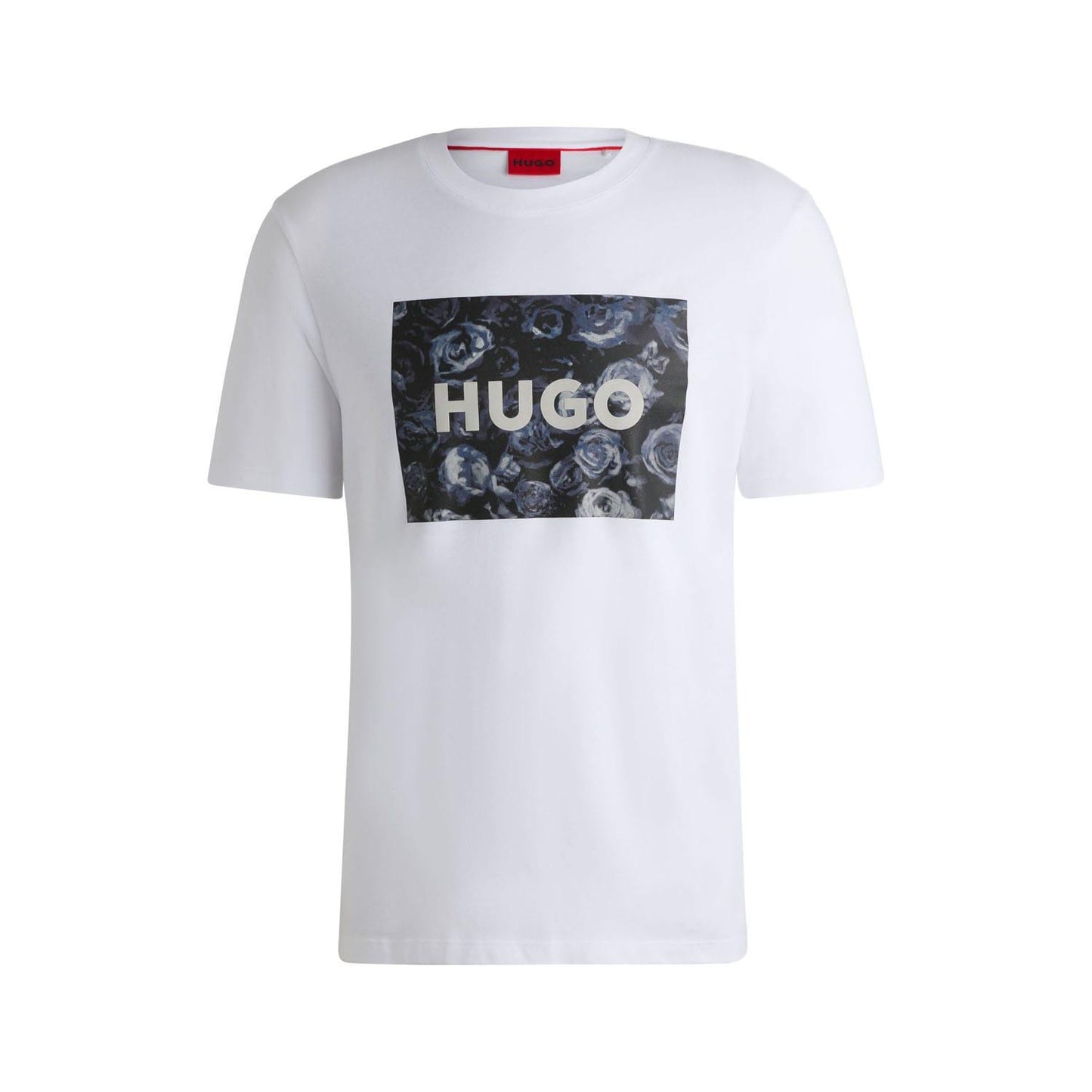 White - Front - Hugo Mens Dulive T-Shirt