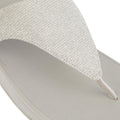 Silver - Side - FitFlop Womens-Ladies Lottie Glitzy Sandals
