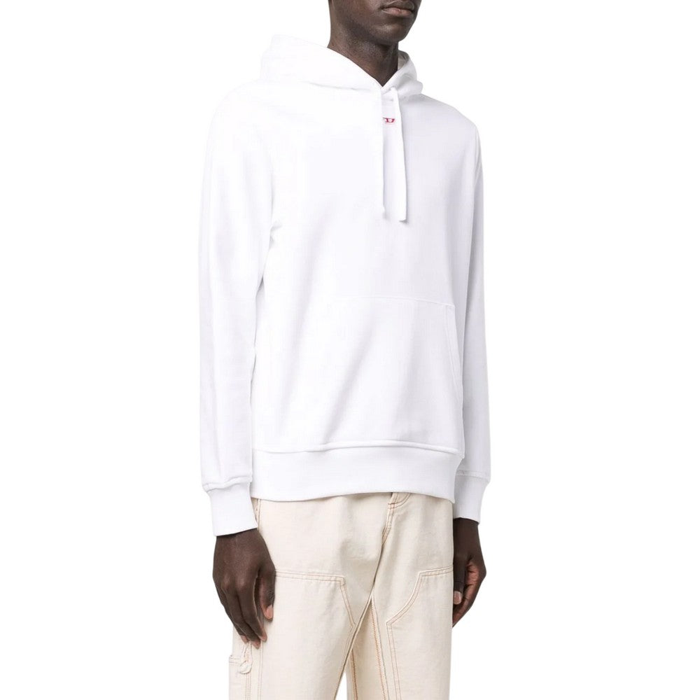 White - Side - Diesel Mens S-Ginn Hoodie