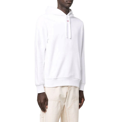 White - Side - Diesel Mens S-Ginn Hoodie