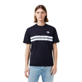 Navy - Pack Shot - Lacoste Mens Heritage Back Print Cotton T-Shirt