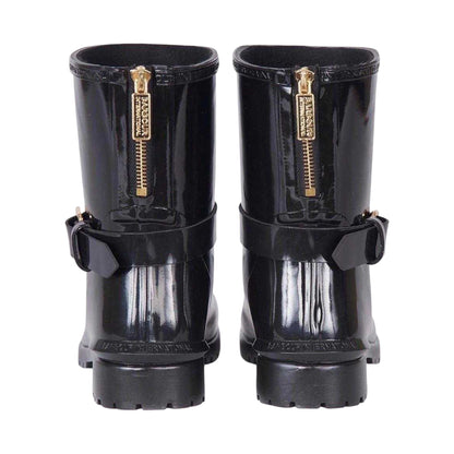 Black - Back - Barbour Womens-Ladies Wellington Boots
