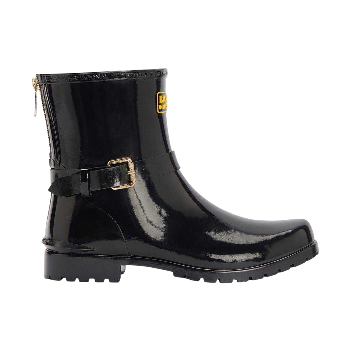 Black - Front - Barbour Womens-Ladies Wellington Boots