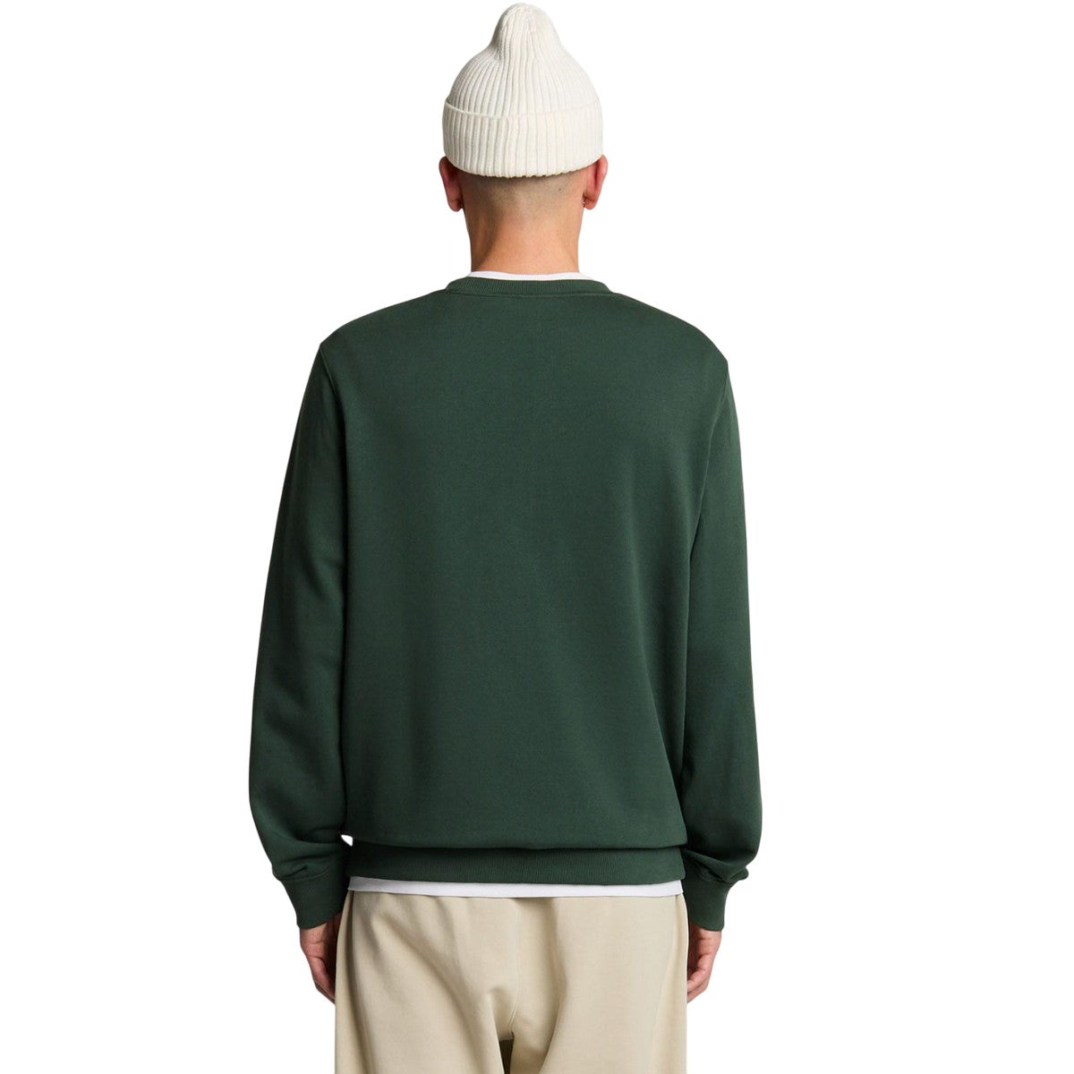 Teal - Back - Lyle & Scott Mens A Guide To Scotland Graphic Sweatshirt