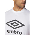 White - Side - Umbro Mens Team T-Shirt