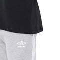 Black - Side - Umbro Mens Team T-Shirt