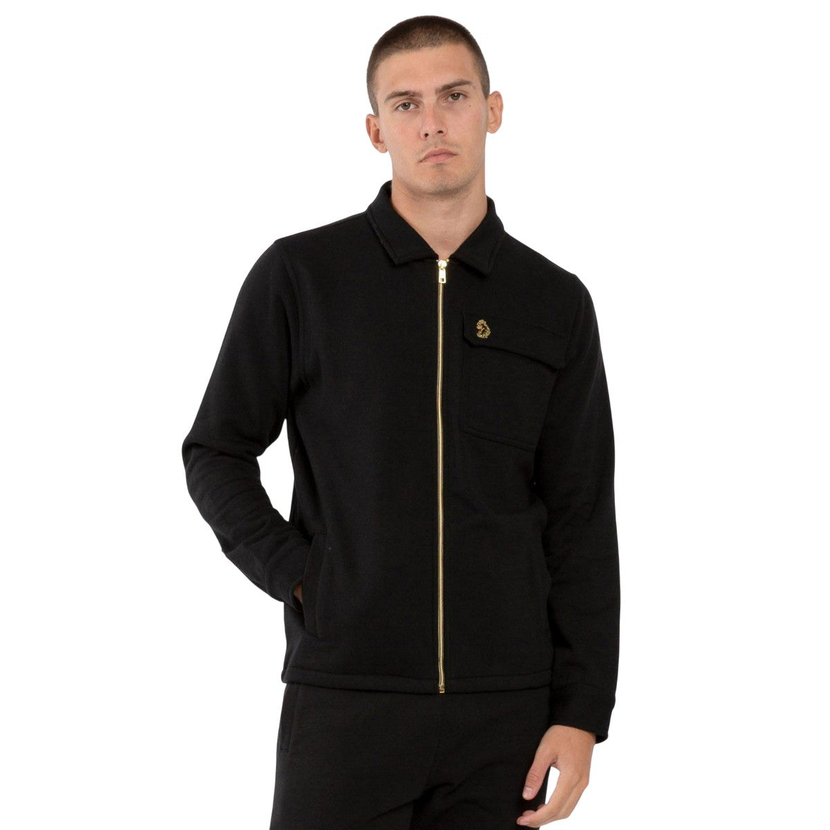 Black - Lifestyle - Luke 1977 Mens Knockhill Zipped Jacket
