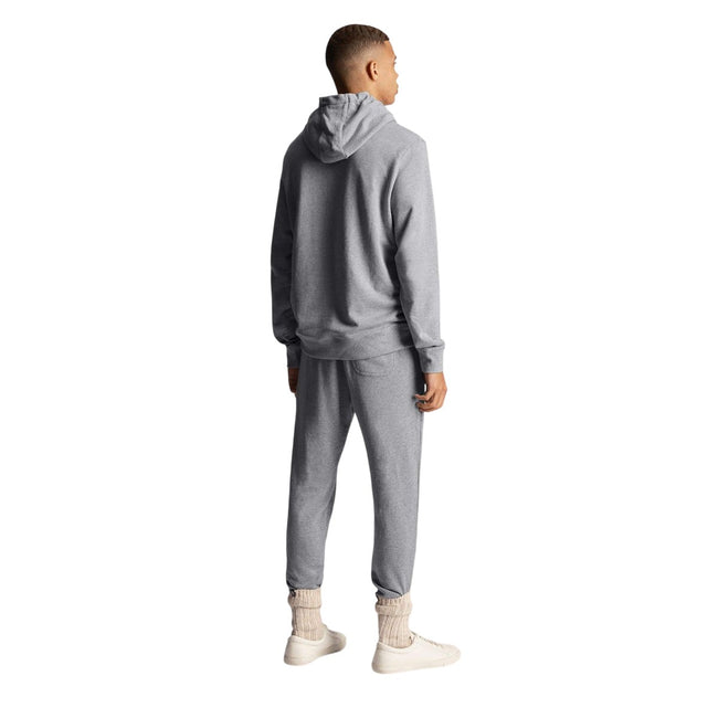 Grey - Back - Lyle & Scott Mens Skinny Jogging Bottoms