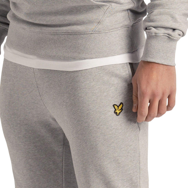 Light Grey - Lifestyle - Lyle & Scott Mens Skinny Jogging Bottoms