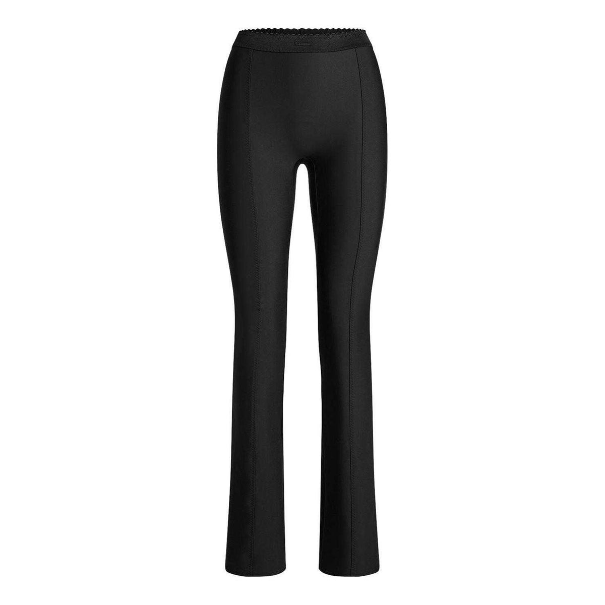 Onyx - Front - SKIMS Womens Body Skinny Flare Leggings