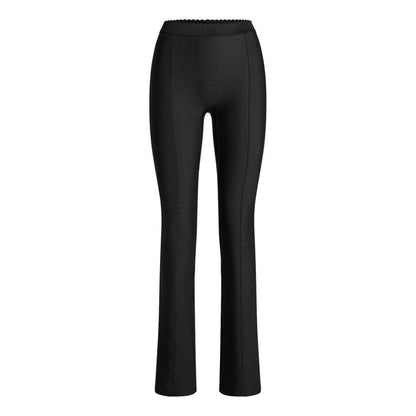 Onyx - Front - SKIMS Womens Body Skinny Flare Leggings