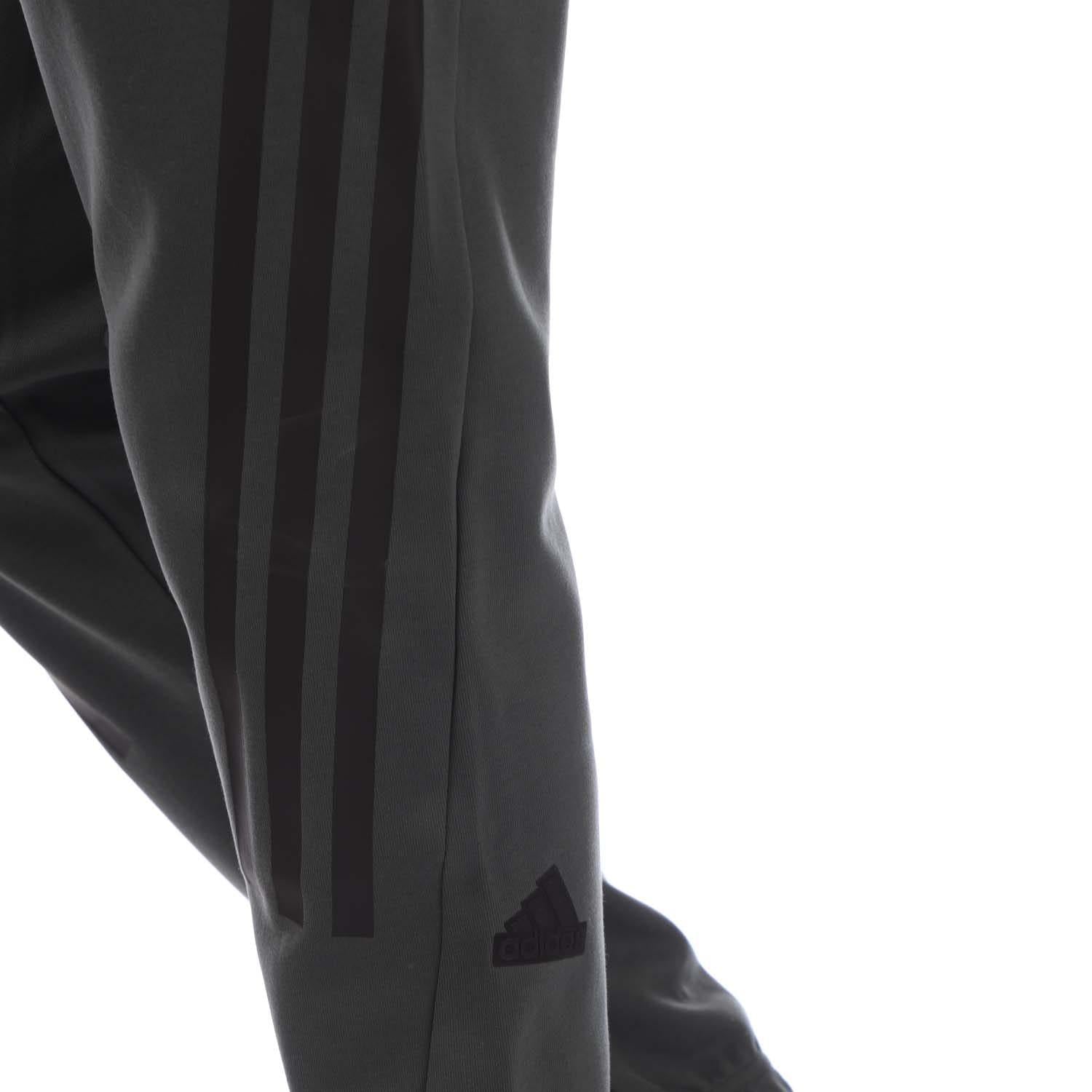 Green - Lifestyle - Adidas Mens Future Icons 3 Stripes Jogging Bottoms