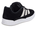 Black-White - Pack Shot - Adidas Mens Adimatic Suede Trainers