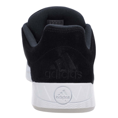 Black-White - Back - Adidas Mens Adimatic Suede Trainers