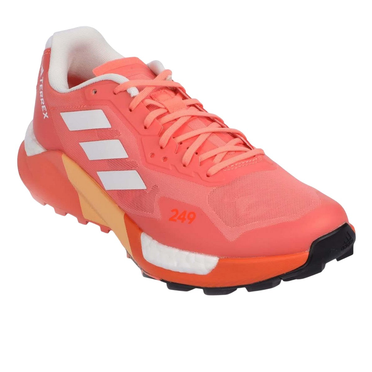 Coral - Front - Adidas Unisex Adult Terrex Agravic Ultra Trail Running Trainers