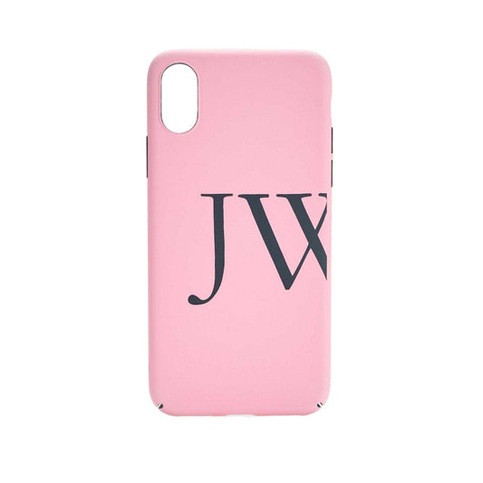 Pink - Front - Jack Wills Monogram iPhone X Case