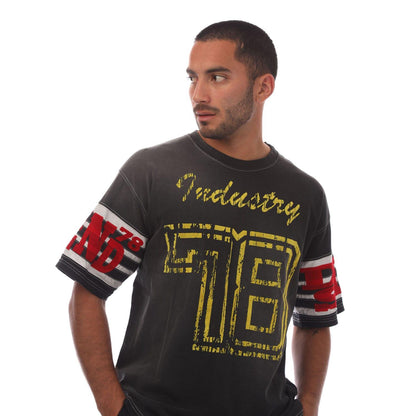 Black - Side - Diesel Mens T-Bost T-Shirt