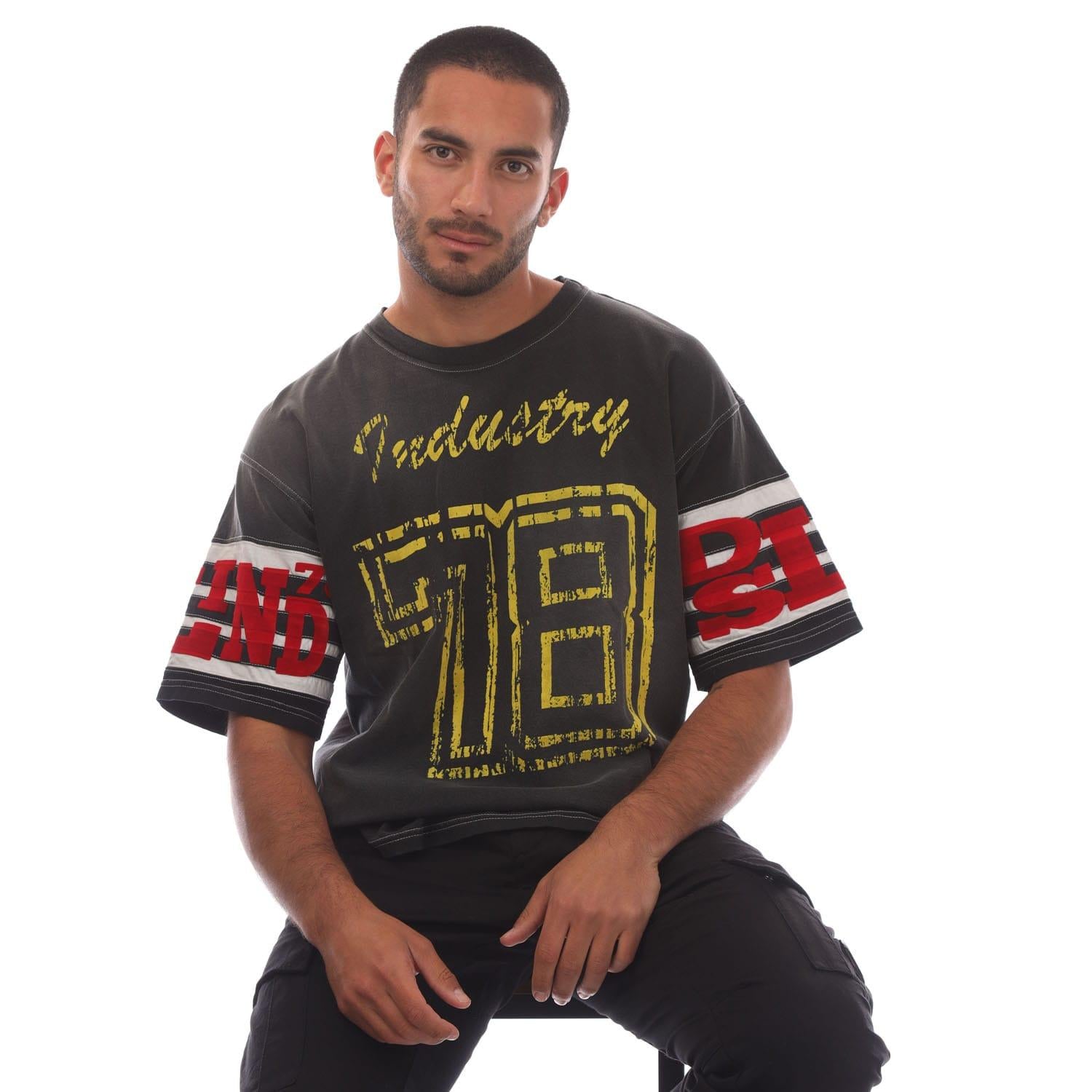 Black - Lifestyle - Diesel Mens T-Bost T-Shirt