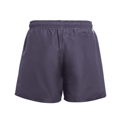 Navy - Back - Adidas Boys Badge Of Sport Classic Swim Shorts