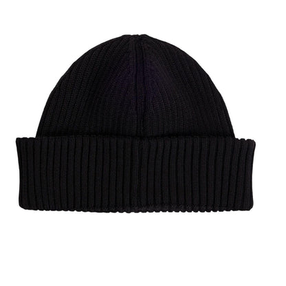 Black - Back - Hugo Xush Logo Beanie