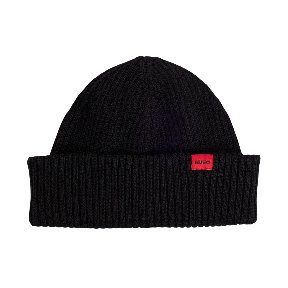 Black - Front - Hugo Xush Logo Beanie