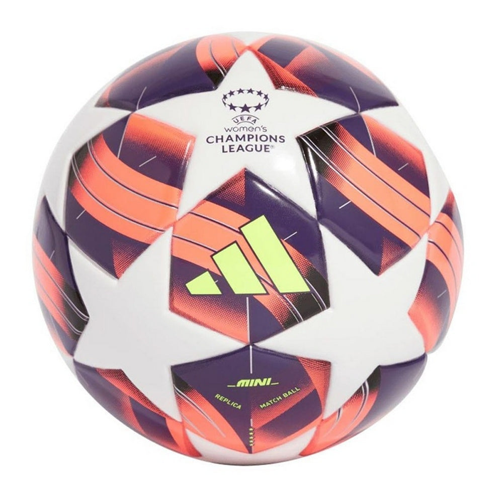 White-Black-Orange - Back - Adidas 2024-25 Group Stage UWCL Mini Football