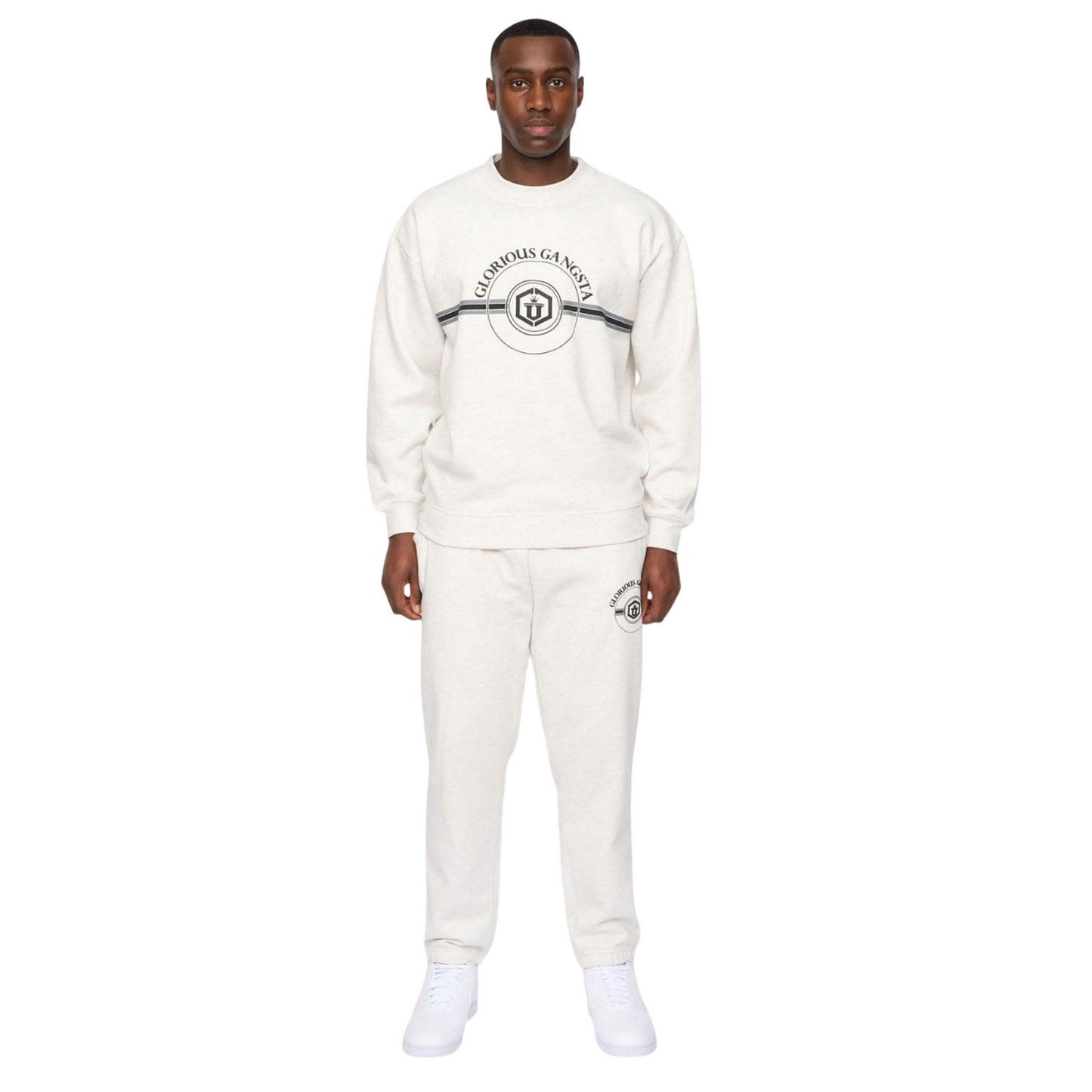 Grey - Pack Shot - Glorious Gangsta Mens Mona Jogging Bottoms