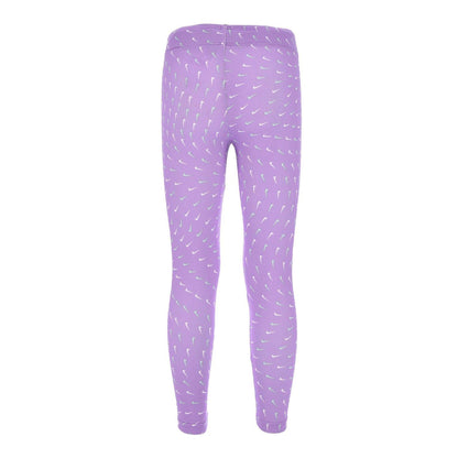Violet - Back - Nike Girls Essential All-Over Print Leggings
